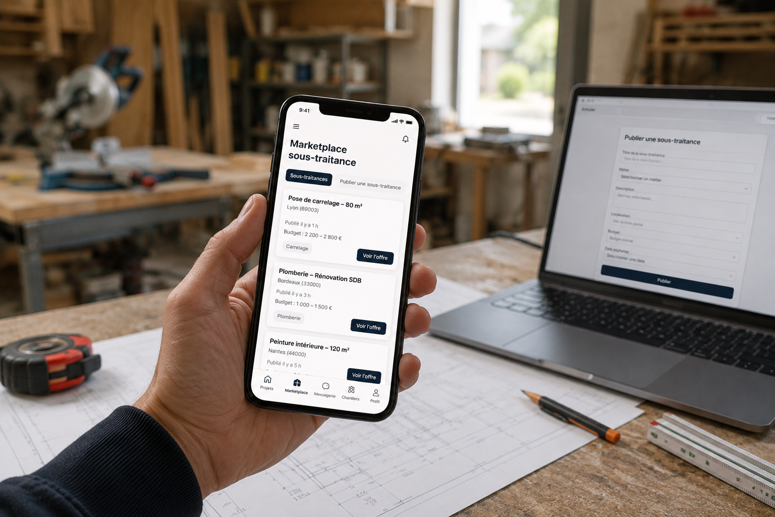 Marketplace sous-traitance